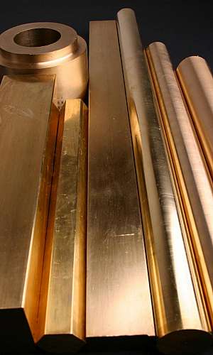 Barra chata de bronze Barra chata de bronze