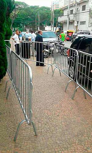 Grades de proteção para eventos Grades de proteção para eventos